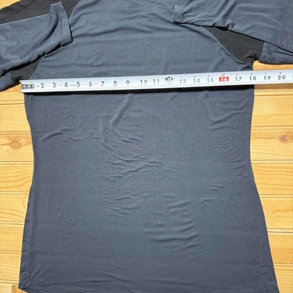 Harley-Davidson Rhinestone Bling Lightning Raglan Long Sleeve Biker Shirt Large - Picture 7 of 8